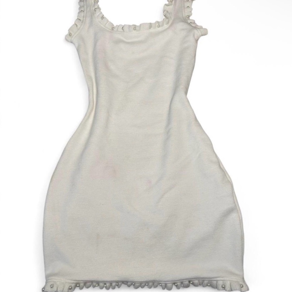 Zara Cream Ruffle Trim Chemise